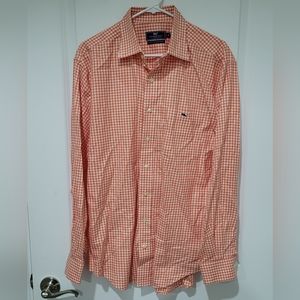 Vineyard Vines Mens Long Sleeve Classic Fit Check Tucker Shirt